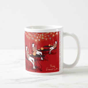 Three French Cats... Holiday Coffee Mug
