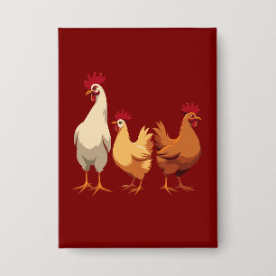 Three French Hens Cut-Out Stencil-Style
