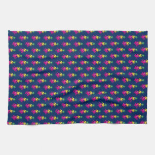 Three funny octopies tea towel