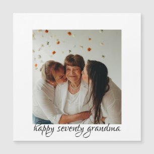 Three generation happy birthday grandma