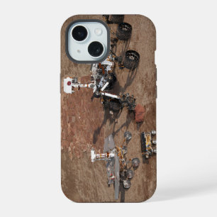 Three Generations Of Mars Rovers. iPhone 15 Case