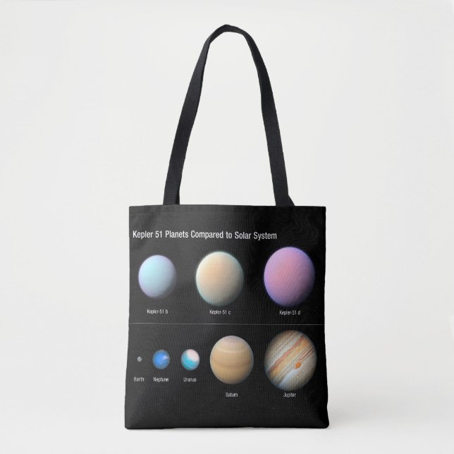 Three Giant Planets Orbiting Kepler 51 Tote Bag (Front)