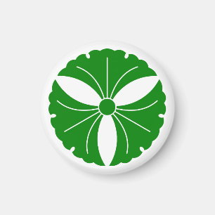 Three ginkgo leaves magnet