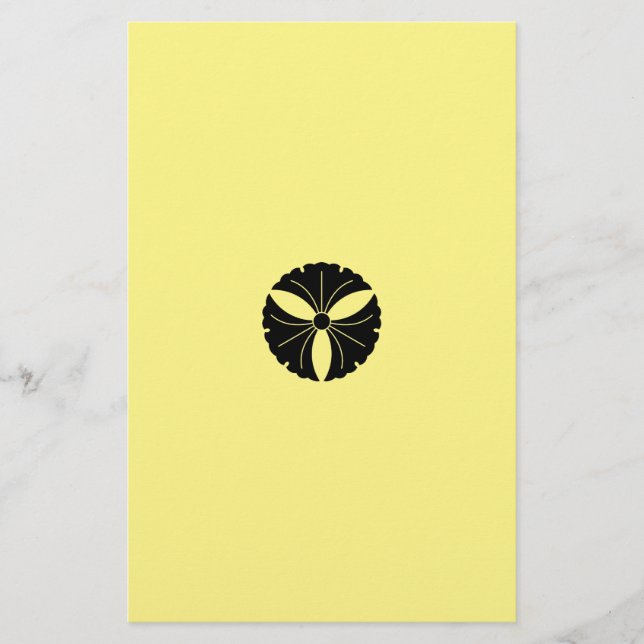Three ginkgo leaves stationery (Front)