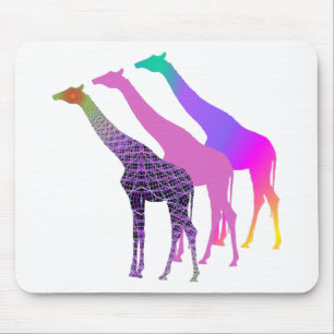 Three Giraffes Design 5 Mouse Pad