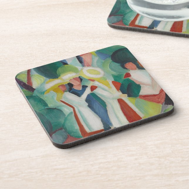 “Three Girls” Art coasters (Left Side)