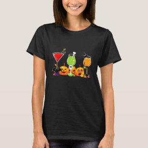 Three Glasses Of Wines Halloween Wine 1 T-Shirt