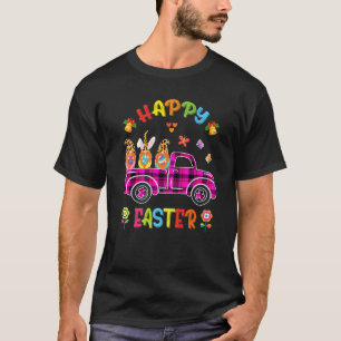 Three Gnomes Bunny Holding Egg Happy Easter Day Tr T-Shirt