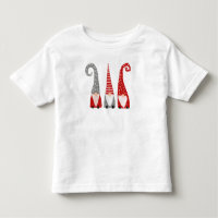 Three Gnomes Christmas Hand Drawn Holiday Funny