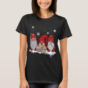 Three Gnomes Crochet and Knitting Christmas Gift T-Shirt