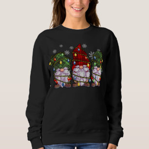 Three Gnomes Shirt Men Women Buffalo Plaid Red