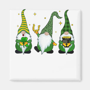Three Gnomes St Patricks Day Magnet