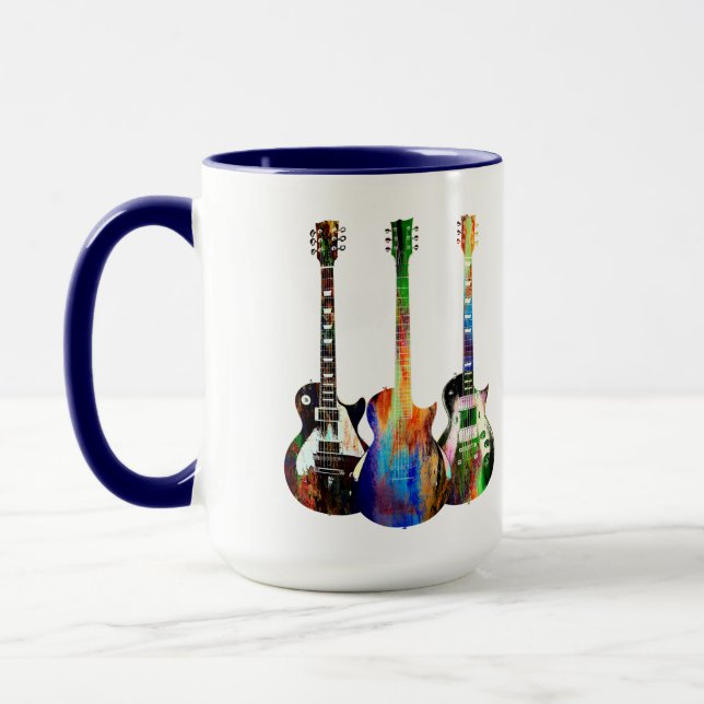 Three Guitars Mug (Left)