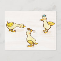 Three Happy Ducks