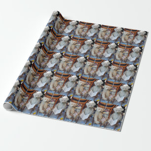 Three Happy Teddy Bears Wrapping Paper