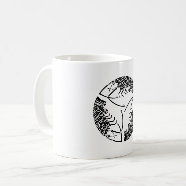 Three head-to tail spiny lobsters Mugs (Front Left)