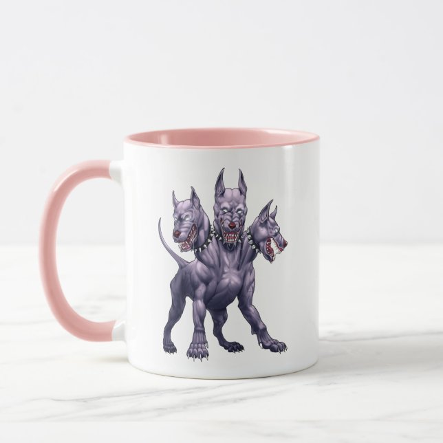 Three Headed Dog Cerberus Mug (Left)