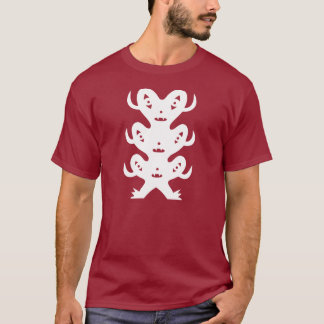 Three Headed Monster From The Moon T-Shirt