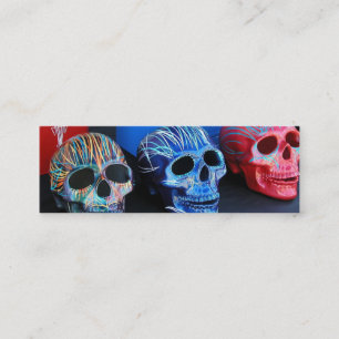 Three Heads (skulls) Mini Business Card