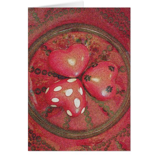 Three Hearts Card