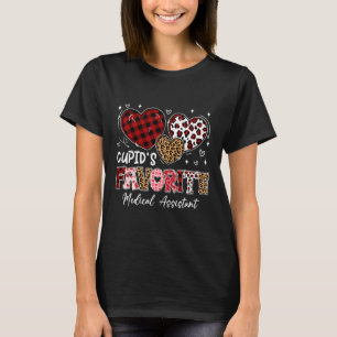 Three Hearts Cupid's Favourite Medical Istant Vale T-Shirt