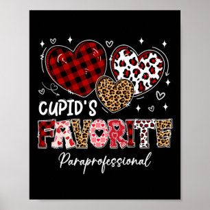 Three Hearts Cupid's Favourite Paraprofessional Va Poster