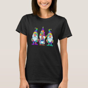 Three Hippie Gnomes Tie Dye Hat 1 T-Shirt