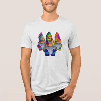 Three Hippie Gnomes  Tri-Blend Shirt