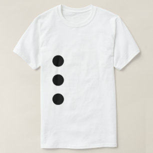 Three Hole Punch Paper Costume T-Shirt