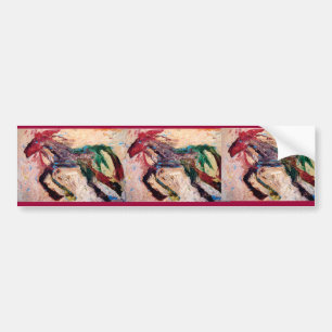 Three Horses... Bumper Sticker