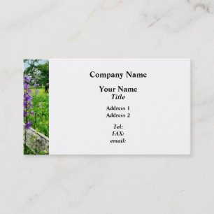 Three Horses in Distance Business Card