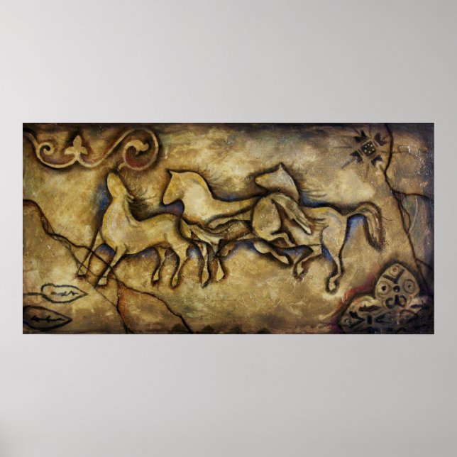 Three Horses Poster (Front)