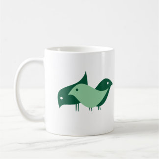 Three Imaginary Girls {birds} coffee mug