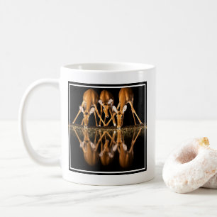 Three Impala Drink Together at Night Coffee Mug