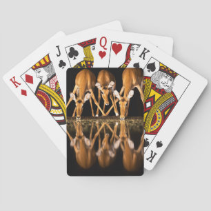 Three Impala Drink Together at Night Playing Cards