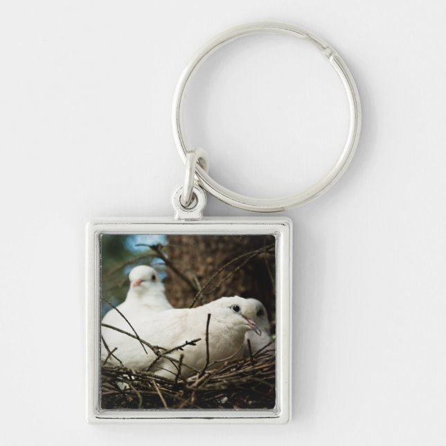 Three in a Tree Key Ring (Front)