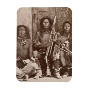 Three Indian Braves, photographed by the Royal Eng Magnet