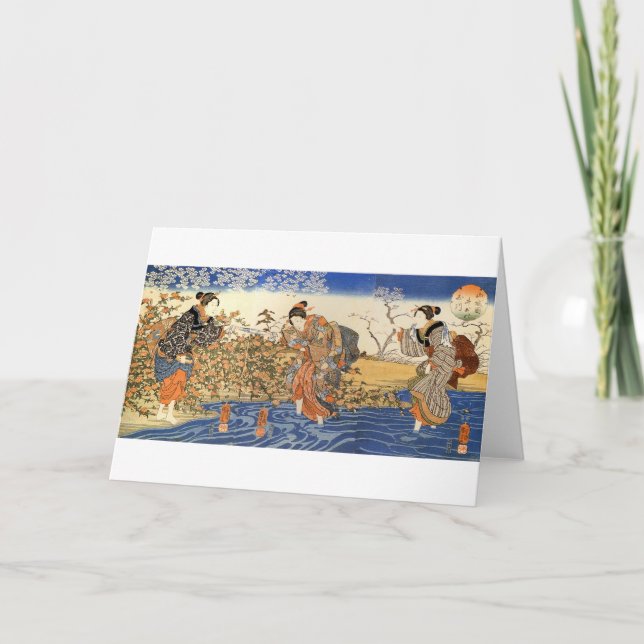 Three Japanese Women Card (Front)