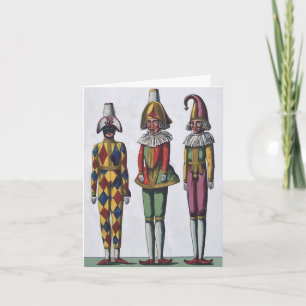 Three Jesters Note Card