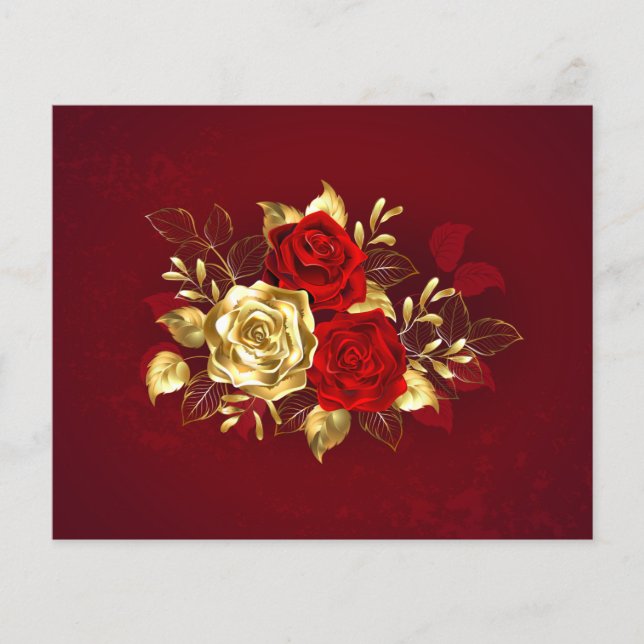 Three Jewellery Roses (Front)