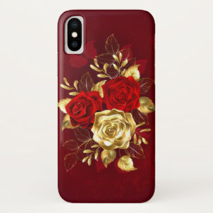 Three Jewellery Roses iPhone X Case