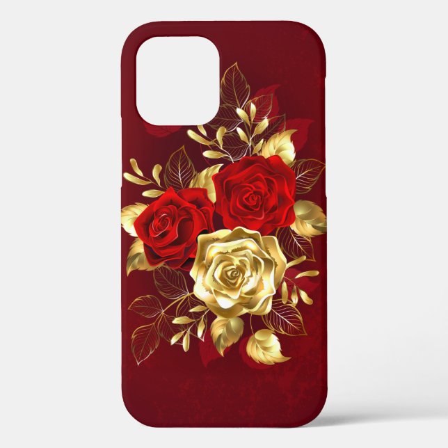 Three Jewellery Roses Case-Mate iPhone Case (Back)