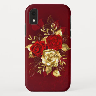 Three Jewellery Roses iPhone XR Case