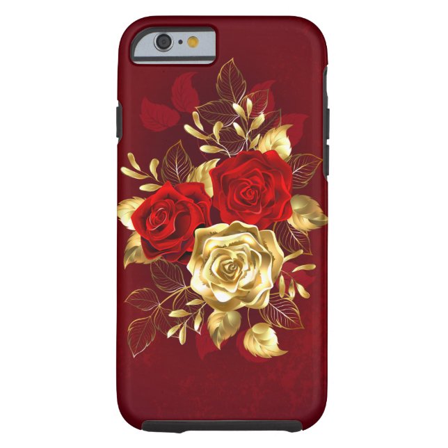 Three Jewellery Roses Case-Mate iPhone Case (Back)