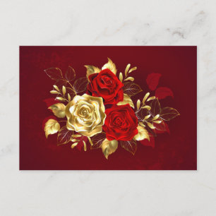 Three Jewellery Roses Enclosure Card