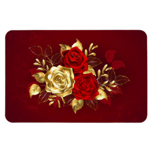 Three Jewellery Roses Magnet