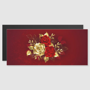 Three Jewellery Roses Magnetic Invitation