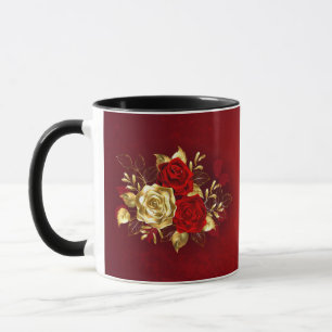 Three Jewellery Roses Mug