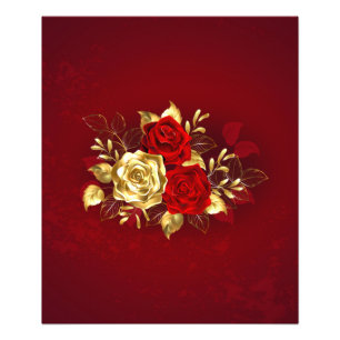 Three Jewellery Roses Photo Print