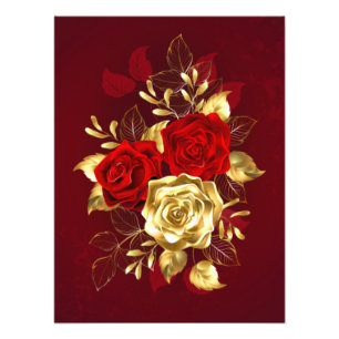 Three Jewellery Roses Photo Print